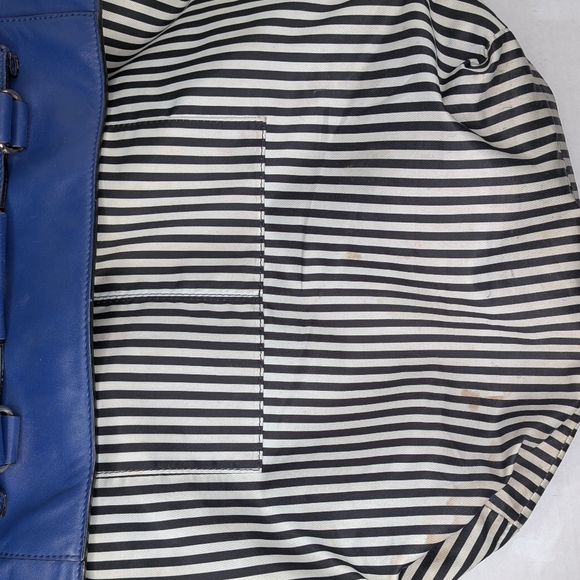 Kate Spade New York Tote Hampton Road Davis Blue Smooth Leather Turn Lock Large - Picture 9 of 16